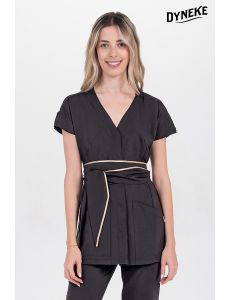 Kimono negro lazo