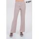 Pantalón mujer mcfb elástica beige cordón