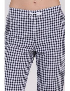 Pantal&oacute;n mujer cuadro marino cord&oacute;n