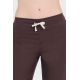 Pantalón mujer mcfb elástica marrón cordón