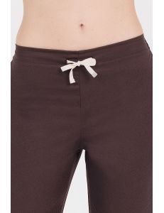 Pantal&oacute;n mujer mcfb el&aacute;stica marr&oacute;n cord&oacute;n