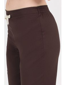 Pantal&oacute;n mujer mcfb el&aacute;stica marr&oacute;n cord&oacute;n