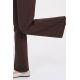 Pantalón mujer mcfb elástica marrón cordón
