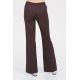 Pantalón mujer mcfb elástica marrón cordón