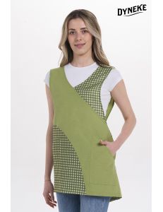 Estola cruzada cuadro verde