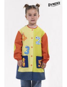 Bata infantil pistacho números
