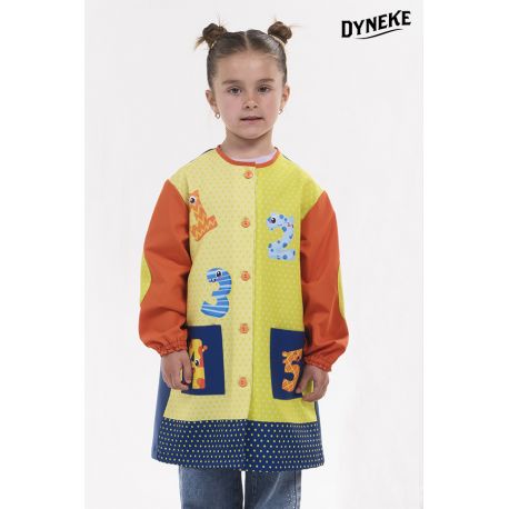 Bata infantil pistacho números