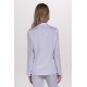 Chaqueta elástica blanca sra.cuello mao