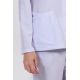 Chaqueta elástica blanca sra.cuello mao