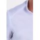 Polo hombre cuello mao pique negro
