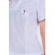 Polo mujer cuello mao pique negro