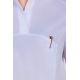Polo mujer cuello mao pique negro