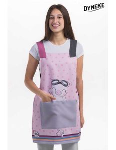 Estola lila estampado cerdito