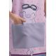 Estola lila estampado cerdito
