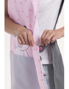 Estola lila estampado cerdito
