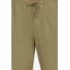Pantalón verde caqui microfibra cinta