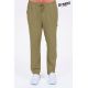 Pantalón verde caqui microfibra cinta