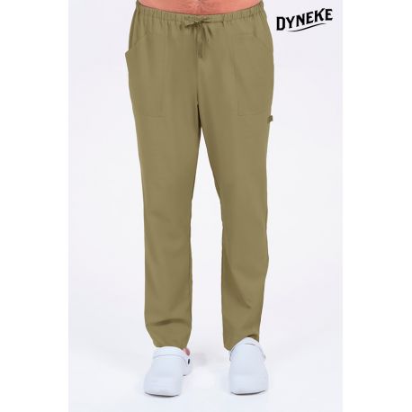 Pantalón verde caqui microfibra cinta