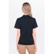 Polo mujer cuello mao pique negro