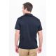 Polo hombre cuello mao pique negro