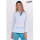 Chaqueta mujer doble vivo aguamarina cremallera m/l