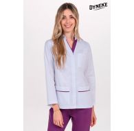 Chaqueta mujer doble vivo morado cremallera m/l