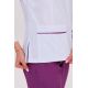 Chaqueta mujer doble vivo morado cremallera m/l
