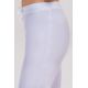 Pantalón mujer sarga blanca cordón