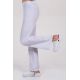 Pantalón mujer sarga blanca cordón