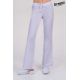 Pantalón mujer sarga blanca cordón