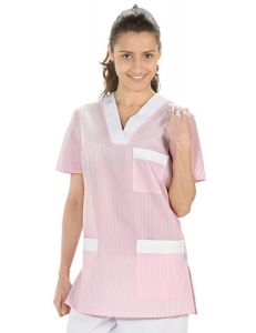 Chaqueta de pijama rosa para servicios y limpieza Dyneke