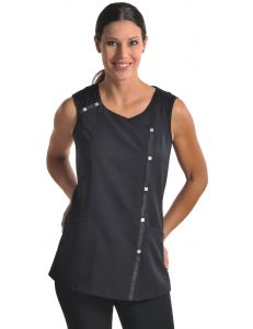 Chaqueta negra para comercio, peluquería y estética Dyneke