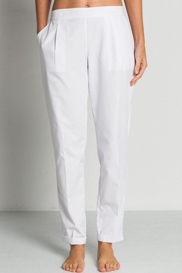 Pantalon con online dobladillo mujer
