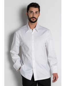 Chaqueta para caballero de estilo camisa blanca dyneke