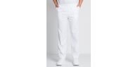 Pantalón con bolsillos Unisex Blanco