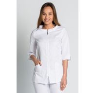 CHAQUETA CUELLO BARCO BLANCA dyneke