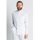 chaqueta blanca hombre manga larga con corchete sanidad y estetica dyneke