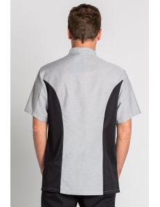Chaqueta para hostelería y estética Cool Dry gris Dyneke