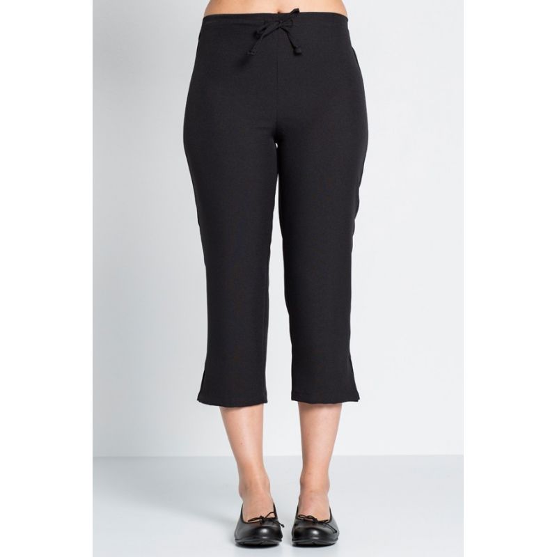 Pantalón pirata negro para tipo sport dyneke