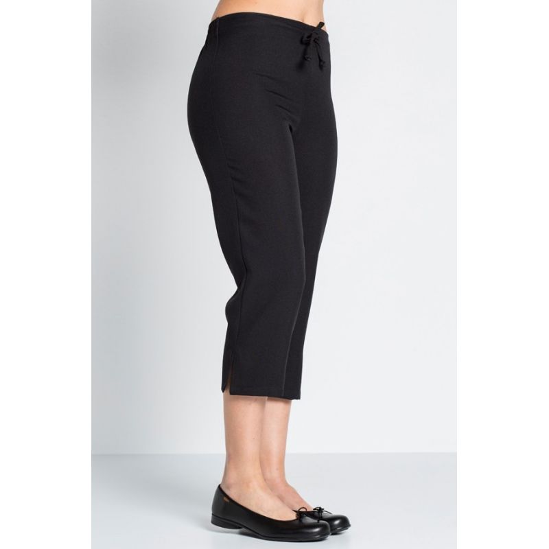 Pantalón pirata negro para tipo sport dyneke