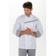 Chaqueta de cocina contraste gris Dyneke