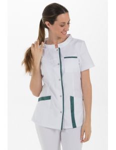 Chaqueta de farmacia verde