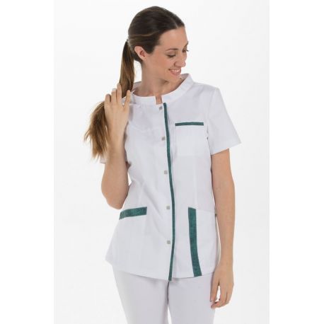 Chaqueta de farmacia verde