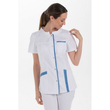 Chaqueta farmacia azul