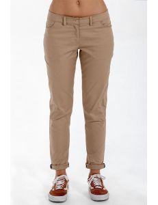 Pantalón chino beig mujer