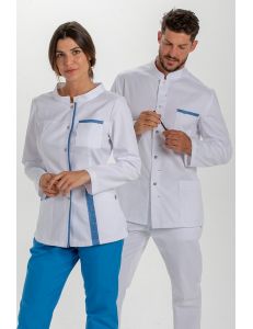 Chaqueta farmacia azul