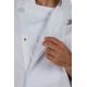 Chaqueta de cocina contraste gris Dyneke