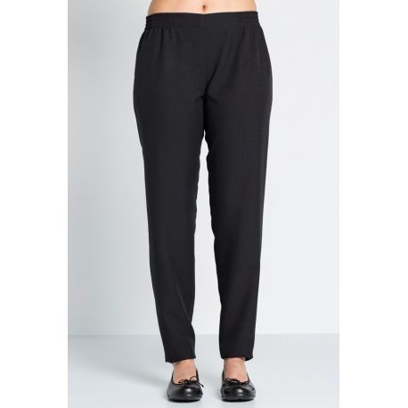 pantalon señora negro con goma peluqueria y comercio dyneke