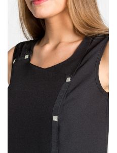 Chaqueta negra para comercio, peluquería y estética Dyneke