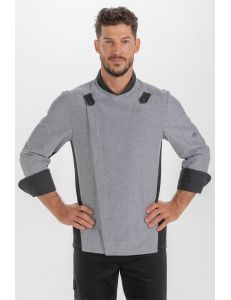 Chaqueta cocina cooldry m/l gris